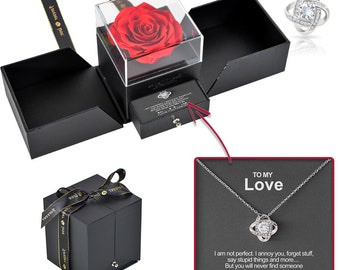 White Gold Necklace - Gift Box - To My Love