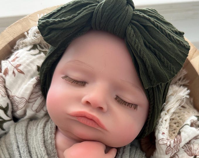 Featured listing image: Full Body Silicone Reborn Baby Girl Doll, 18 Inch, Asleep, White