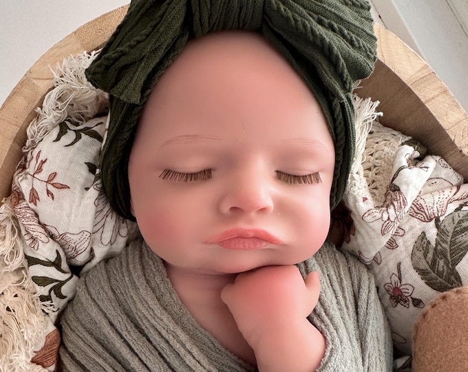 Featured listing image: Alina: Full Body Silicone Reborn Baby Girl Doll, 18 Inch, 6.5 lbs, white skin tone
