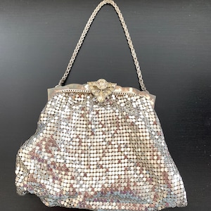 Vintage Whiting & Davis Mesh Wrist Purse, Number 2856
