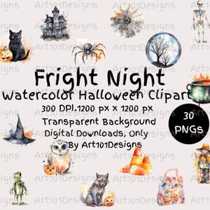 Fright Night, Halloween Download Digital, Download Halloween Digital, Halloween Digital Download, Halloween Printable