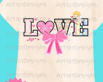 Love Valentine PNG, Valentine's Day PNG, Valentine coquette Png, Valentine love Png, Valentines Shirt Design,