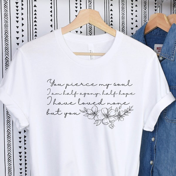 Jane Austen T-shirt | Persuasion | Book Lovers | Jane Austen Quotes | Bookish Gifts