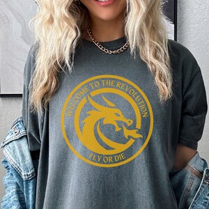 Fourth Wing T-shirt | Dragon Rider Shirt | Book Lovers | Fly or Die Tee | Basgiath War College | Comfort Colors