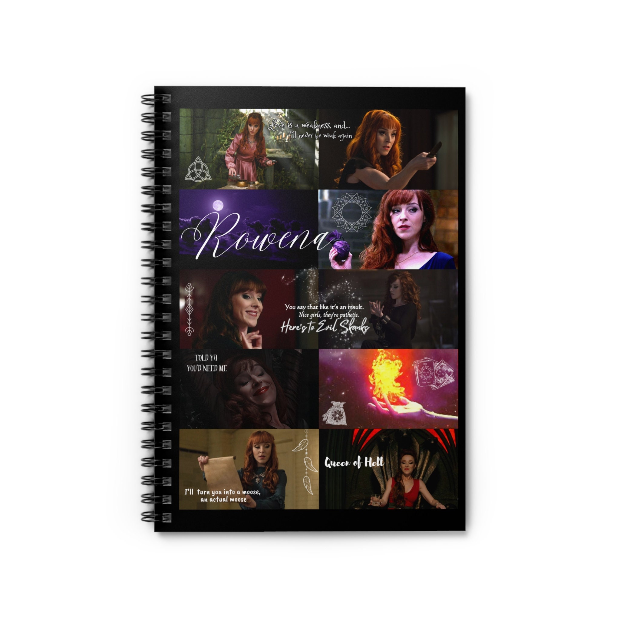 Supernatural Rowena Spiral Notebook Ruled Line, Queen of Hell ...