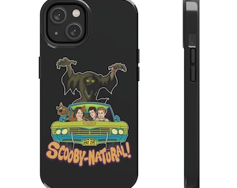Scoobynatural Tough Phone Cases, Supernatural, Moose & Squirrel, Winchester Bro's, Supernatural Christmas gift, Team free will