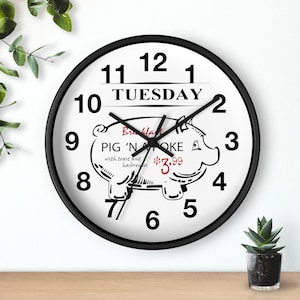 Supernatural clock Pig N a poke Supernatural gift ideas Spn merch Sam and Dean Winchester Supernatural home decor Birthday gifts