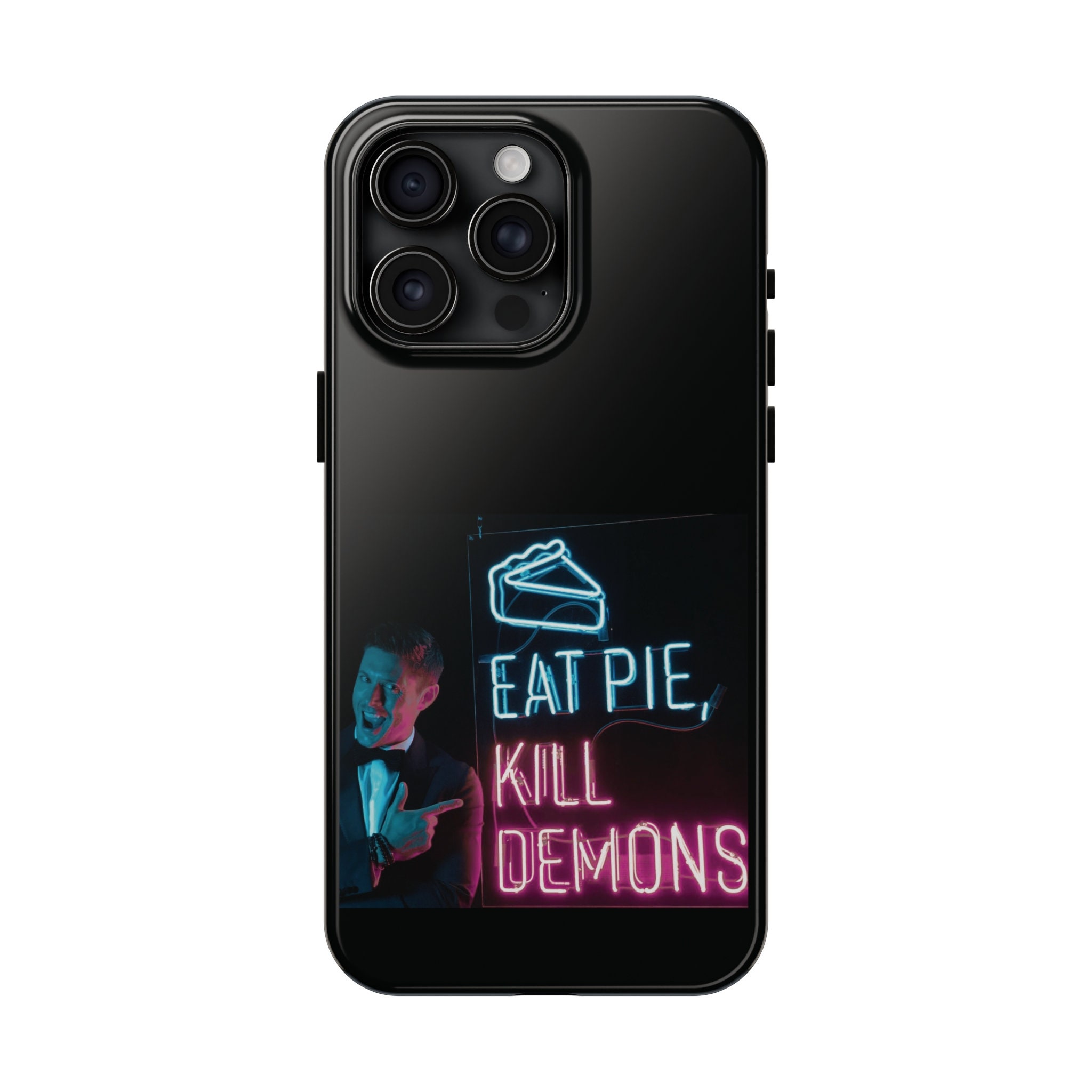 Supernatural Eat Pie Kill Deamons Tough Phone Case Supernatural Merch Dean Iphone Case