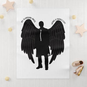 Supernatural Baby Blanket 30&quot;x40&quot; Baby shower gift for new mom Minky blanket Custom baby gifts Newborn gift Baby keepsake Kids blanket