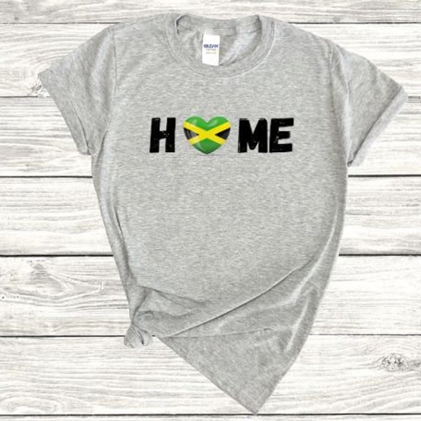 Jamaican Home T-Shirt| Caribbean tshirt| Caribbean gift