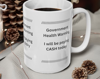 Caneca Keep Cash Alive: Caneca de café com slogan político (11 oz, 15 oz)