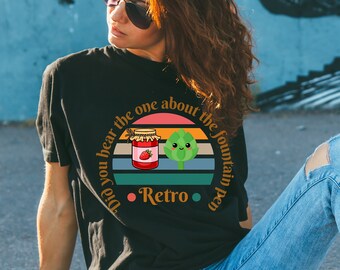 Camiseta retrô com trocadilho sobre comida: Camiseta para jardinagem e culinária