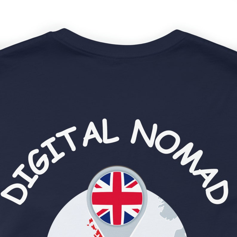UK T-shirt Digital Nomad: cadeau voor externe werker afbeelding 6