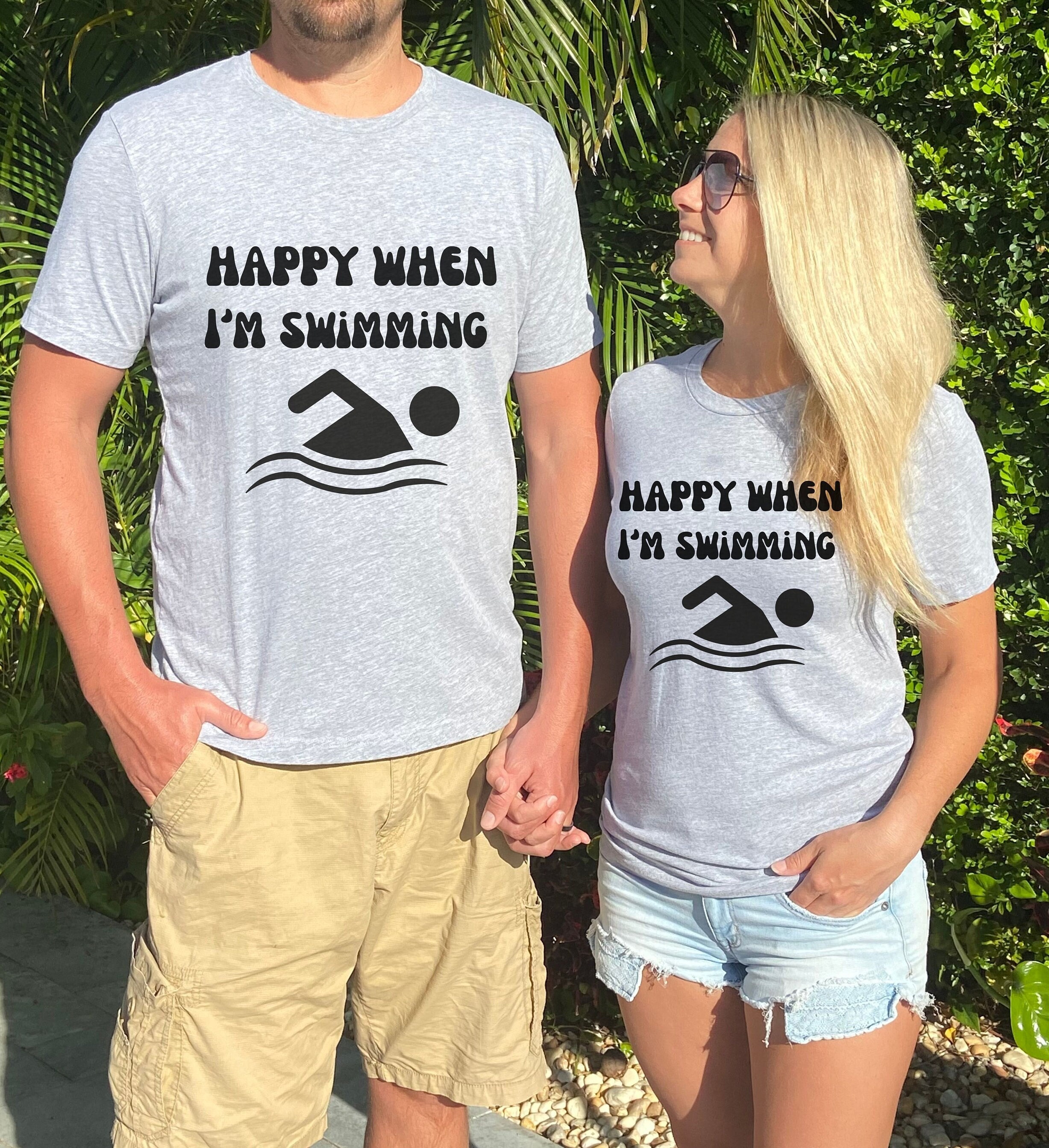 Swimming Themed T Shirt, Unisex Swim Tshirt, Mental Health