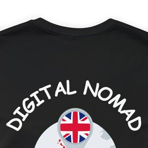 UK T-shirt Digital Nomad: cadeau voor externe werker afbeelding 4