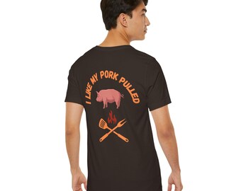 Funny Pulled Pork BBQ Shirt, Grill Master Smoker Dad Tee
