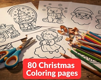 Christmas Coloring Pages, Christmas Coloring Book, Christmas Coloring Sheets, Kids Christmas Coloring