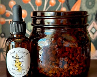 Aceite de flor de gordolobo ~ Recolectado silvestre