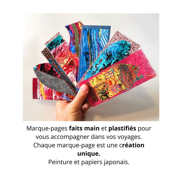 Marque-pages artisanaux