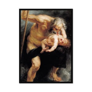 Saturn Devouring His Son Digital Download | Baroque Art Printable Wall Decor