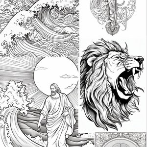 Biblical Coloring Book Digital Print Digital Art 22 - Etsy