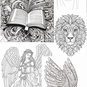 Biblical Coloring Book Digital Print Digital Art 22 - Etsy