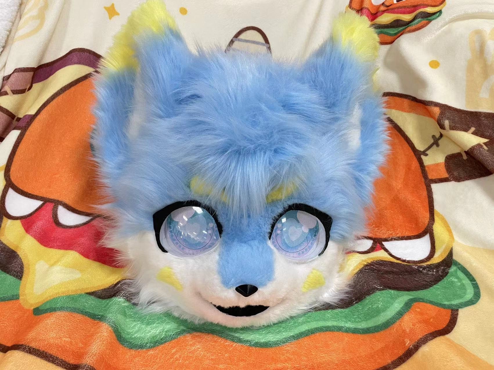 ふわもこリアル!ケモノ着ぐるみ ファーマスク 填める ふわもこリアル!ケモノ着ぐるみ ファーマスク 填める