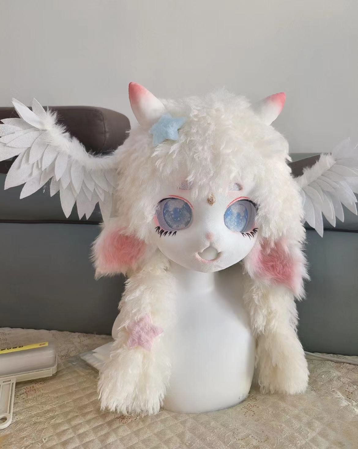 着ぐるみ ファースーツ ヘッド 毛皮の羊 彼女へのかわいい 着ぐるみ ファースーツ ヘッド 毛皮の羊 彼女へのかわいい