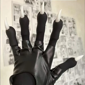 kig fursuit fingers nails Handpaws Fursuits Partial Cosplay Costume Gloves for Fursona Anime Commissioned customization cosplay Furry fandom
