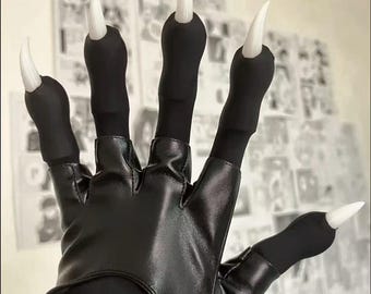 kig fursuit fingers nails Handpaws Fursuits Partial Cosplay Costume Gloves for Fursona Anime Commissioned customization cosplay Furry fandom