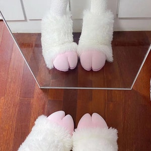 Fursuit sheep Paws Furry Sheep&#39;s hooves and claws Handpaws Cute Fursuits Partial Cosplay Costume Gloves customization cosplay Furry fandom