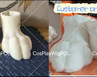Fursuit  Paws Fursuit foot bones, claw socks embryo, paw embryo ustomization cosplay Furry fandom