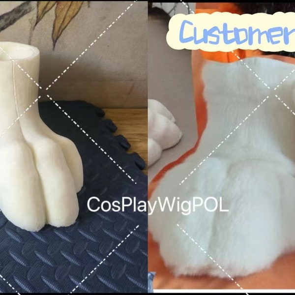 Fursuit  Paws Fursuit foot bones, claw socks embryo, paw embryo ustomization cosplay Furry fandom