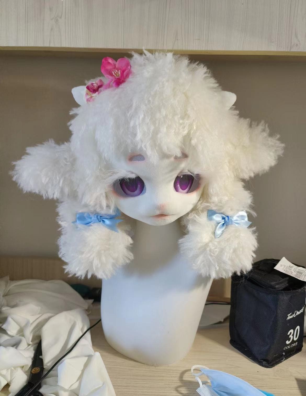 着ぐるみ ファースーツ ヘッド 毛皮の羊 彼女へのかわいい