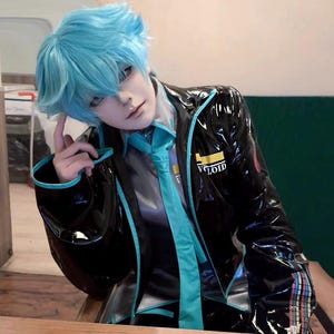 Custom Male Miku Hatsune Cosplay Set & Miku VOCALOID Cosplay Costume