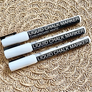 Chalk Ink - Chalkboard Marker - Chalk - Chickarts - White 6mm - White Chalk  Marker