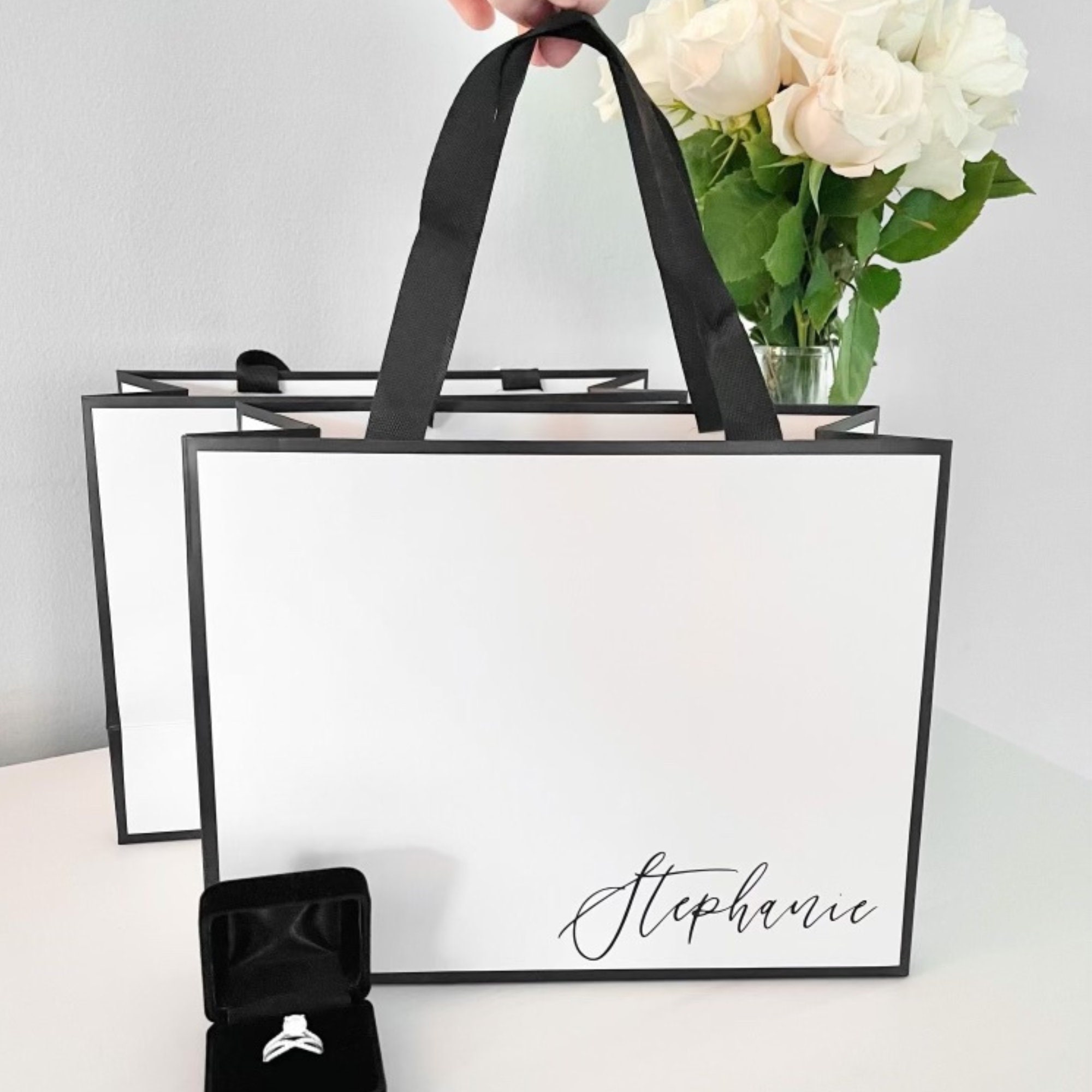 Personalized Bridesmaid Gift Bag Wedding Day Gift Bridal Party Etsy