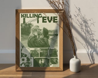 Killing Eve Digital Download Poster, Jodie Comer, Sandra Oh, Alt pop Poster, Killing Eve Print
