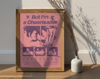 But I&#39;m a Cheerleader Digital Download Poster, Natasha Lyonne, Clea DuVall, Lesbian Movie Poster, Movie Print
