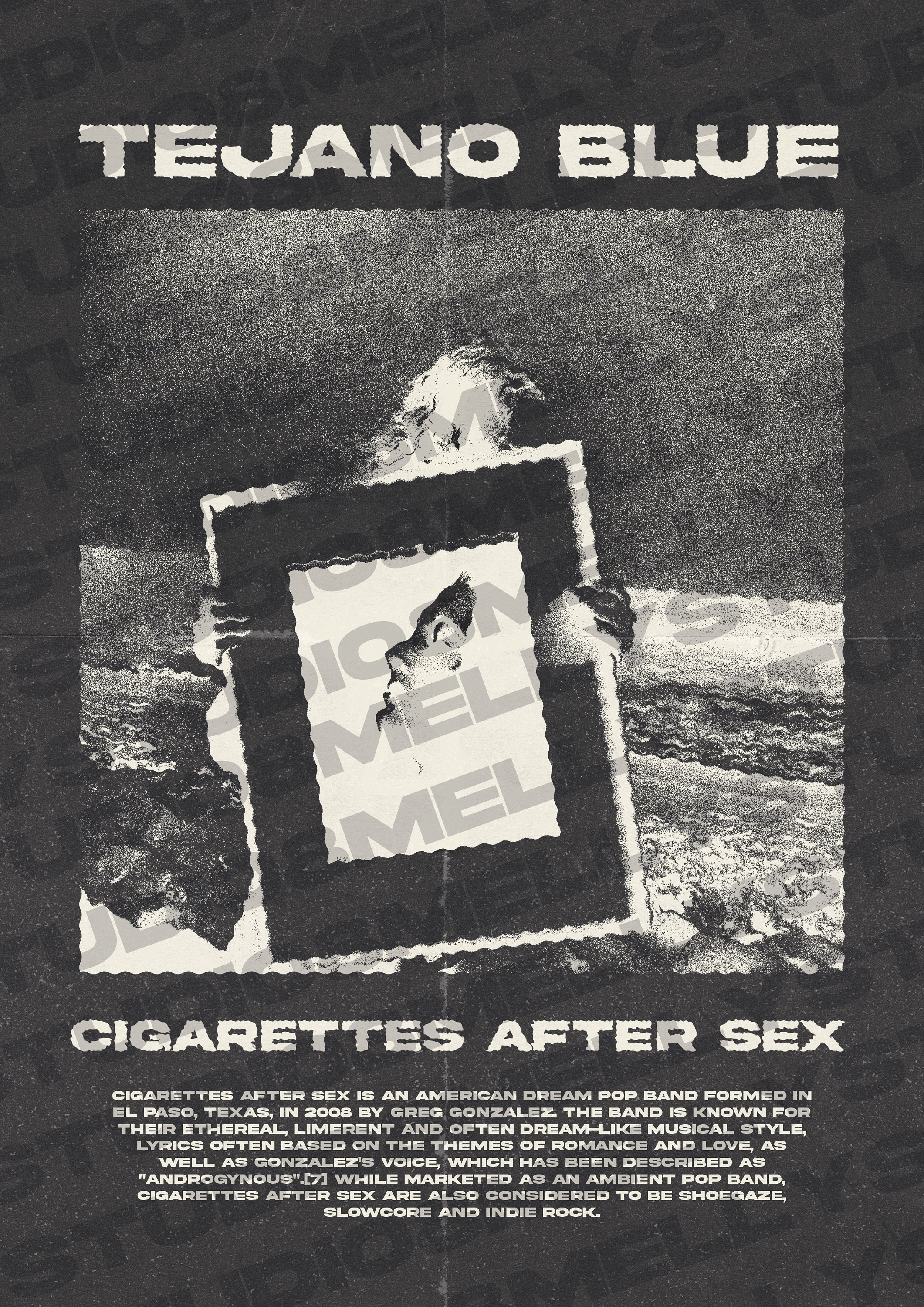 Cigarettes After Sex Music Poster, Dream Pop, Greg Gonzalez