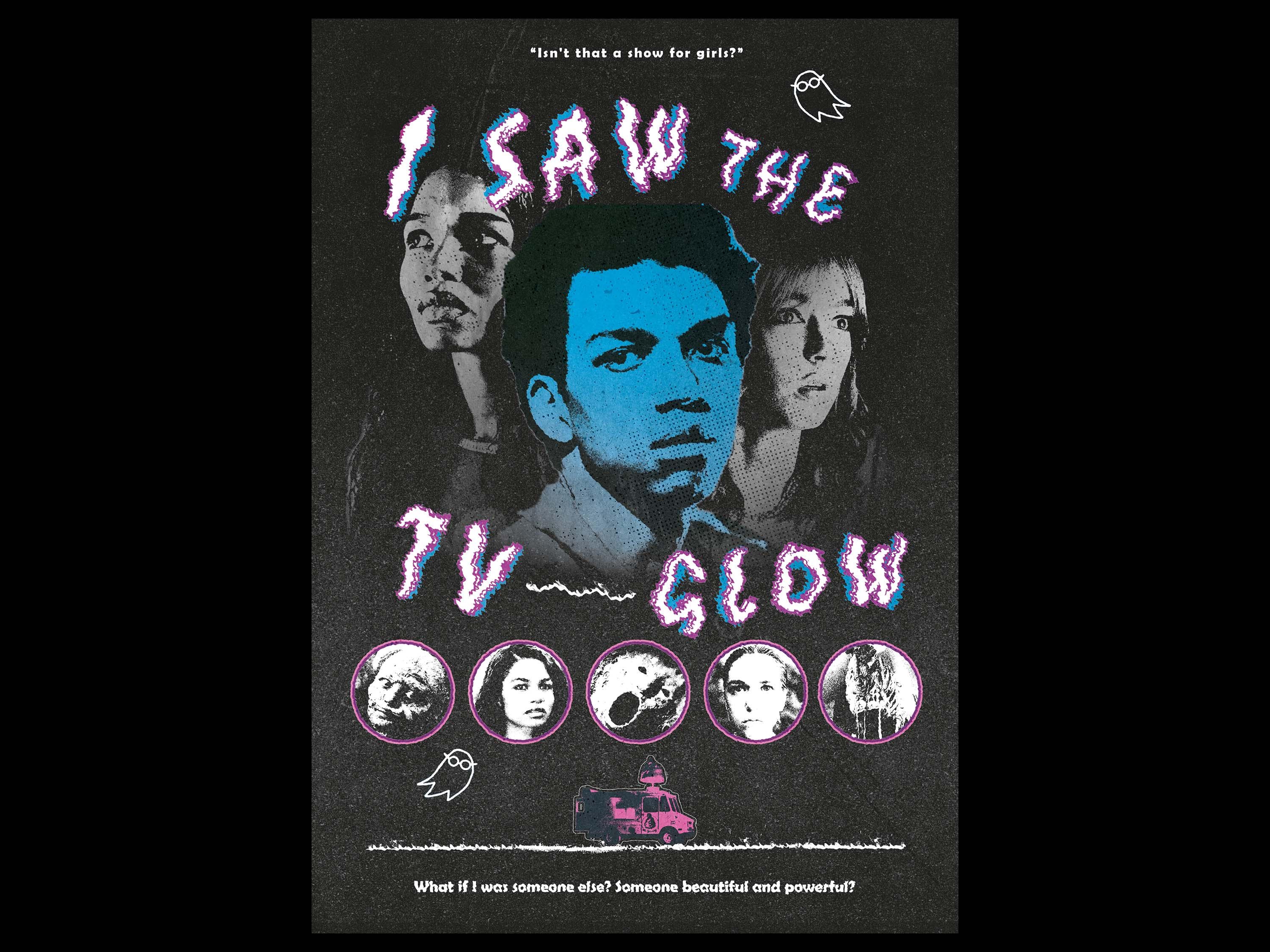 I Saw the TV Glow Digital Download Poster, the Pink