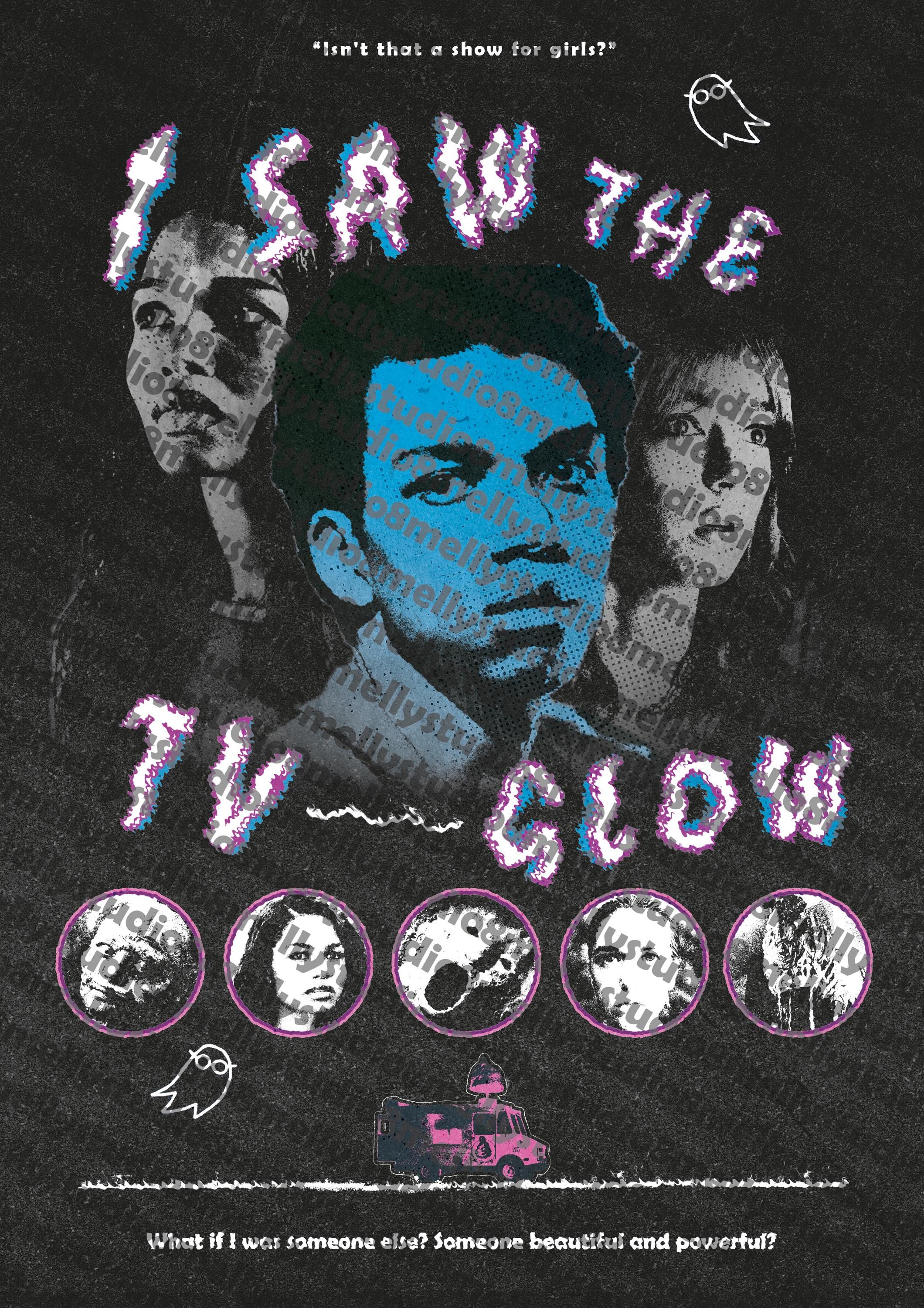 I Saw The TV Glow Digital Download Poster The Pink Opaque Queer Movie 