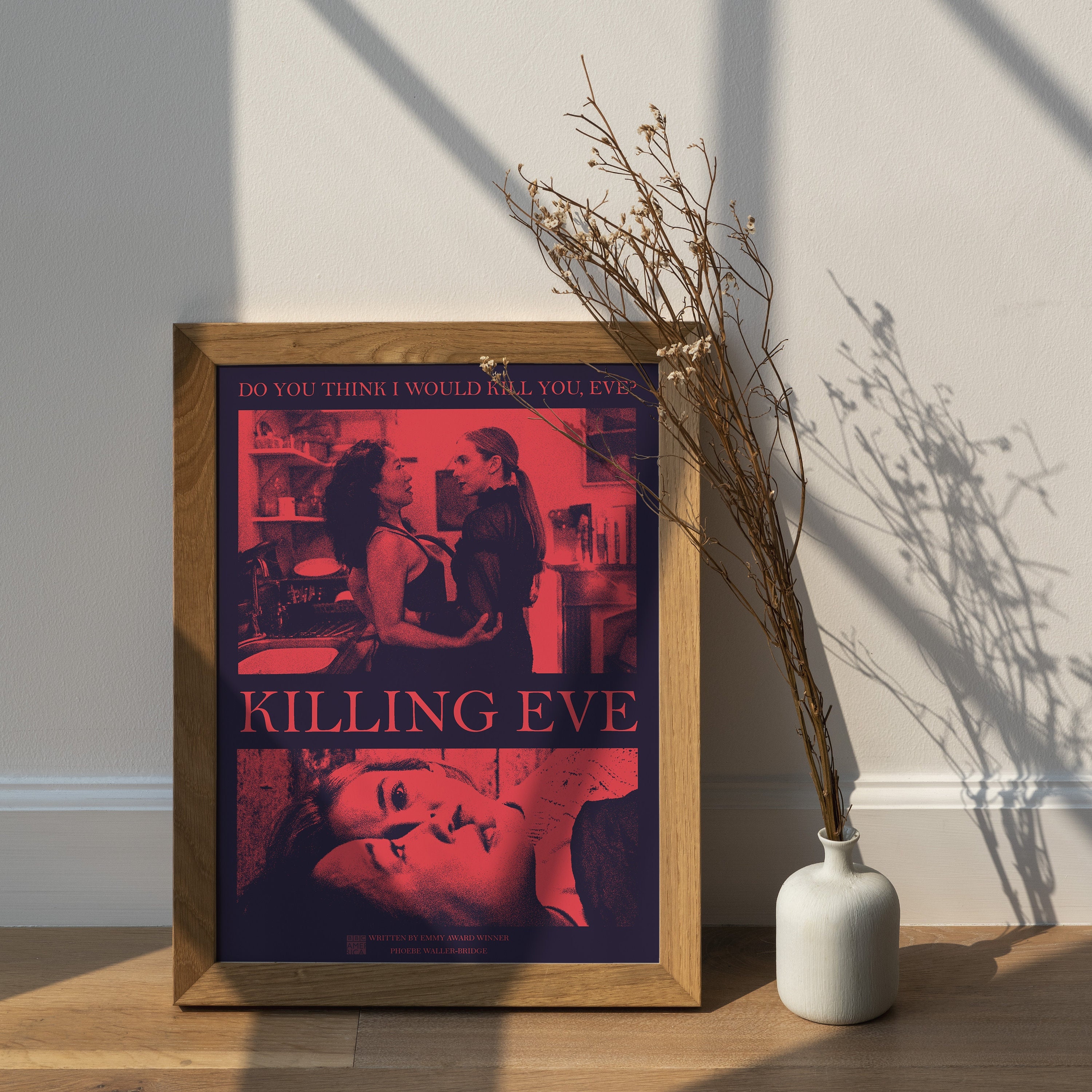 Killing Eve Digital Download Poster, Jodie Comer, Sandra Oh, Alt pop Poster, Killing Eve Print