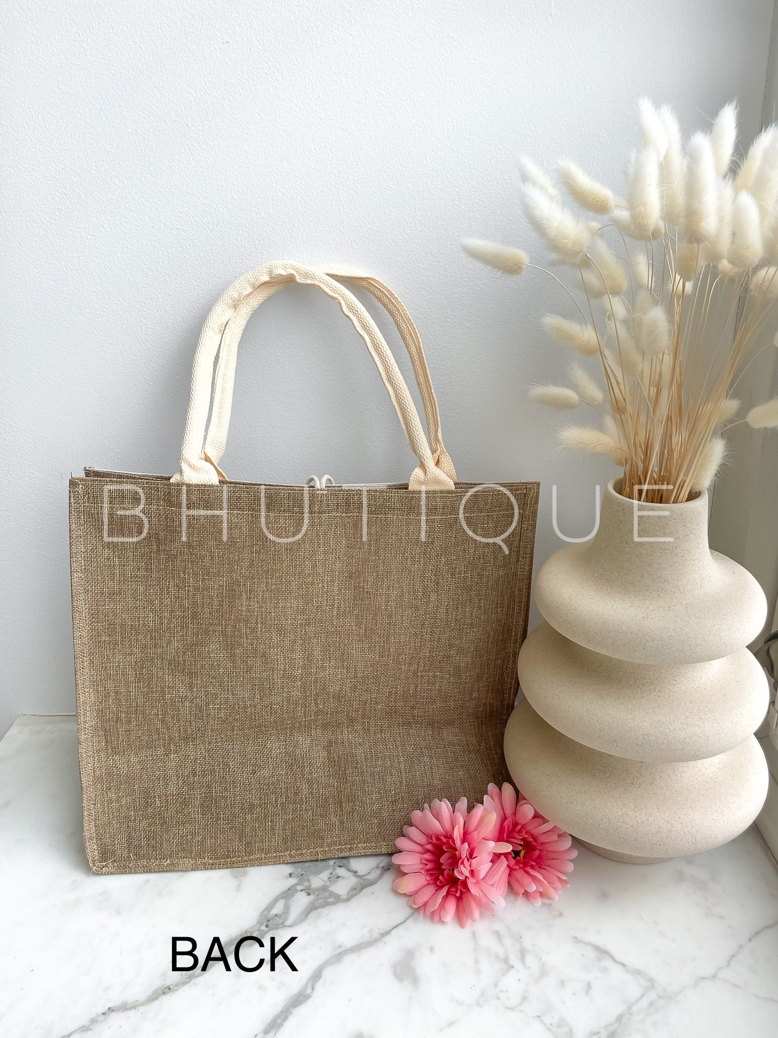 Custom Bride Straw and Canvas Tote Bag With Pearls and Shells - Etsy