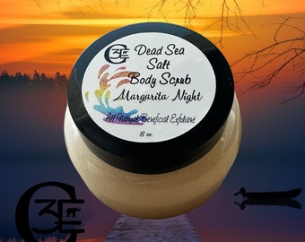 Dead Sea Salt Body Scrub - Margarita Night