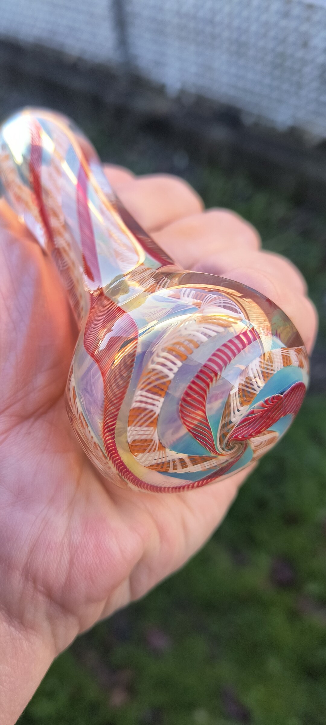 Extra Thick Inside Ruby Red Orange Crayon and Star White Etsy