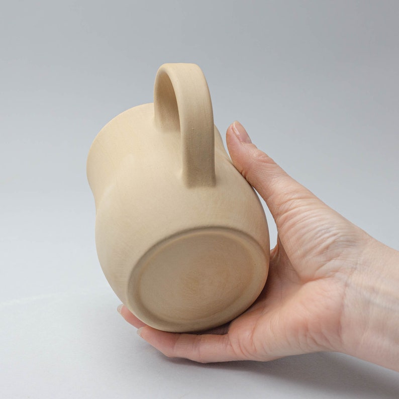 Mug with handle slip casting plaster mold Set of 2 for cup mug with handle image 7