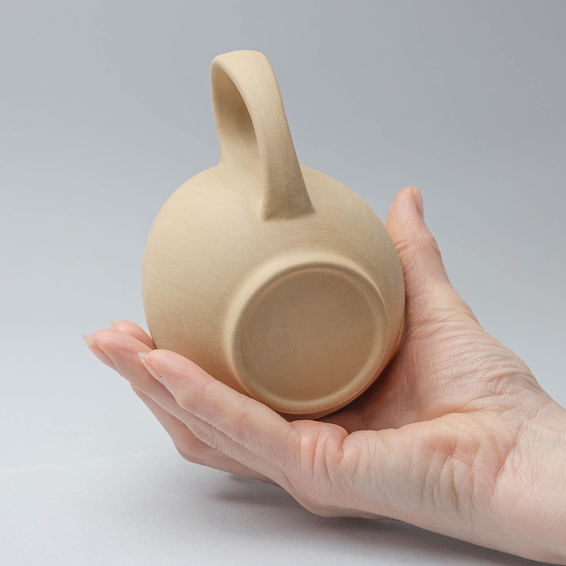 Mug with handle slip casting plaster mold Set of 2 for cup mug with handle image 5