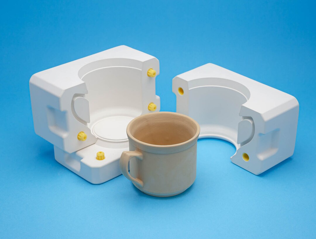 Big slipcasting mold plaster mug mold for ceramic mug cup - Etsy España