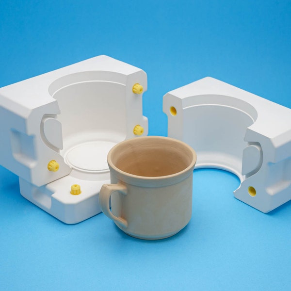 Big slipcasting mold plaster mug mold for ceramic mug cup